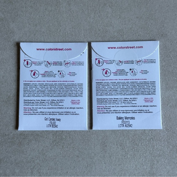 Color Street Nail Polish Strips - Got Caroled Away & Baking Memories Bundle - Picture 3 of 3